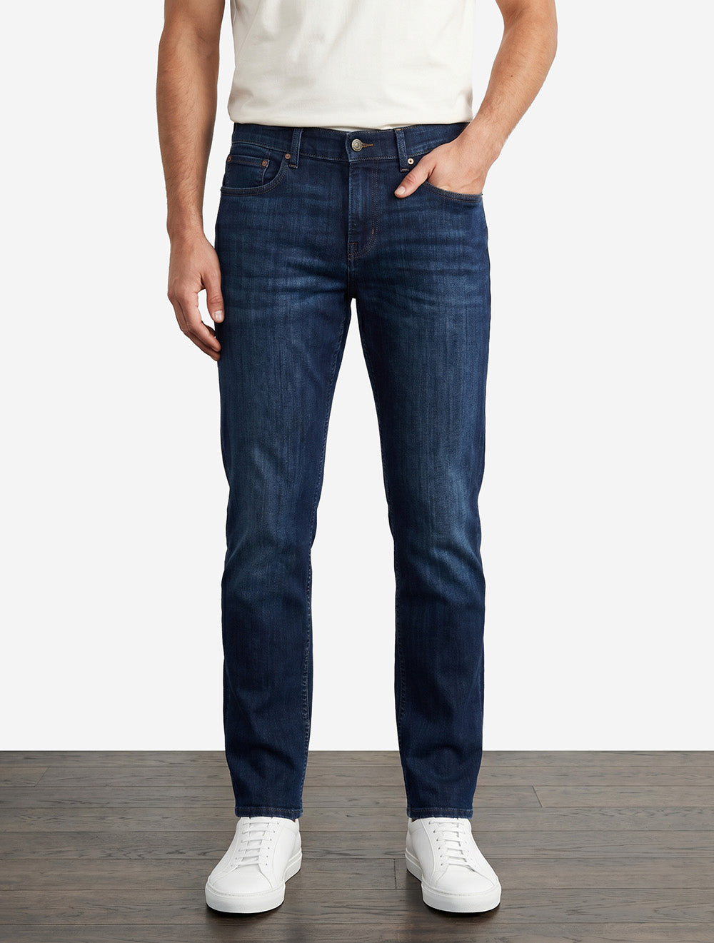 Slimmy Luxe Performance Plus Jeans Deep Blue