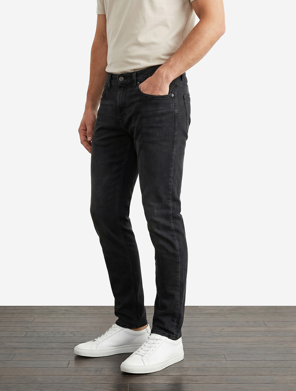 Slimmy Tapered Luxe Performance Plus Jeans Black