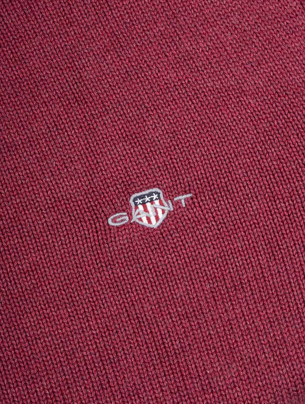 Gant Casual Cotton Half Zip Plumped Red AI4