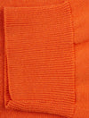 Classic Cotton V-Neck Pumpkin Orange
