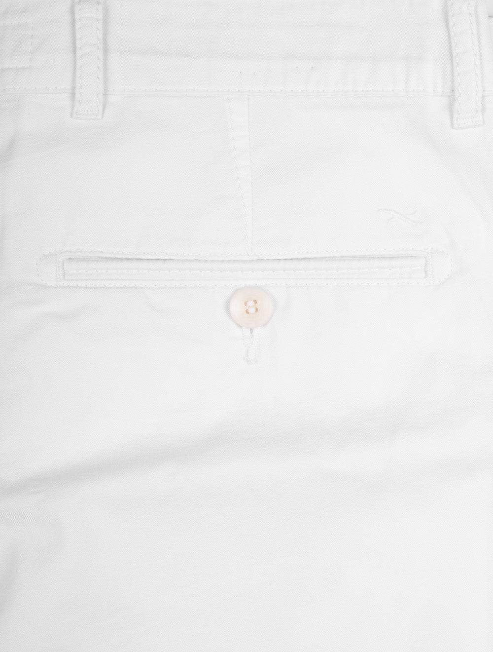 Brax White Bari Cotton Short AI3