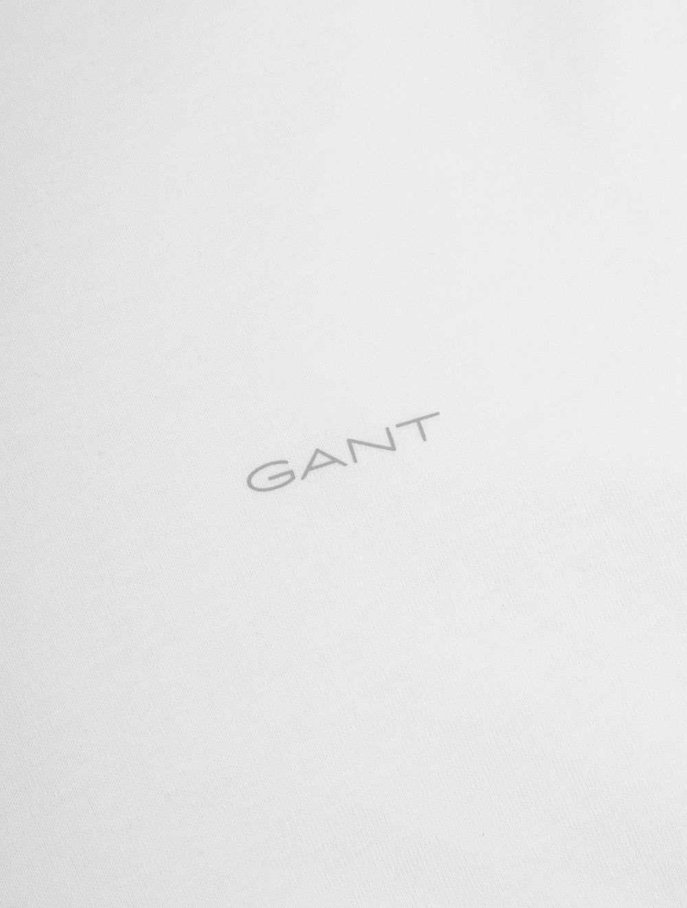 Gant Crew Neck T-Shirt 2 Pack Navy White AI2