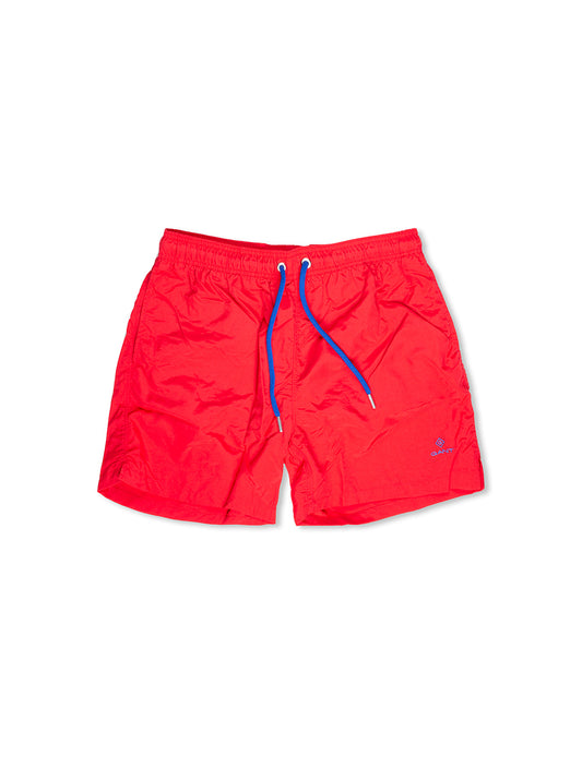 Classic Fit Swim Shorts Bright Red