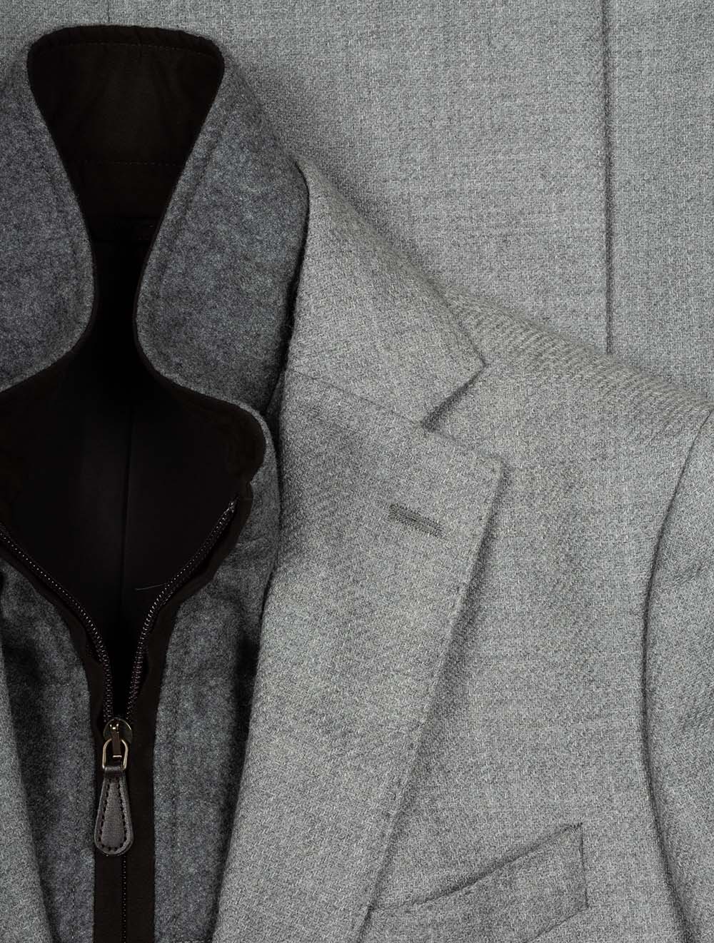Lubiam Master Travel With Insert Jacket Grey AI3