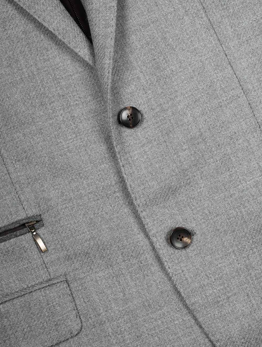 Lubiam Master Travel With Insert Jacket Grey AI4