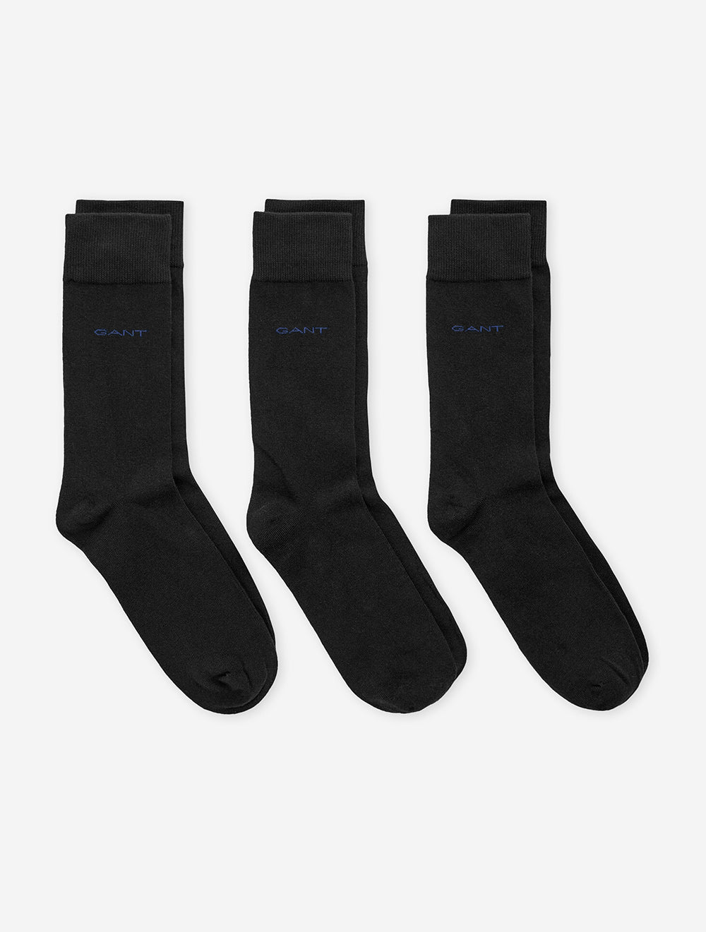 Soft Cotton Socks 3-Pack Black