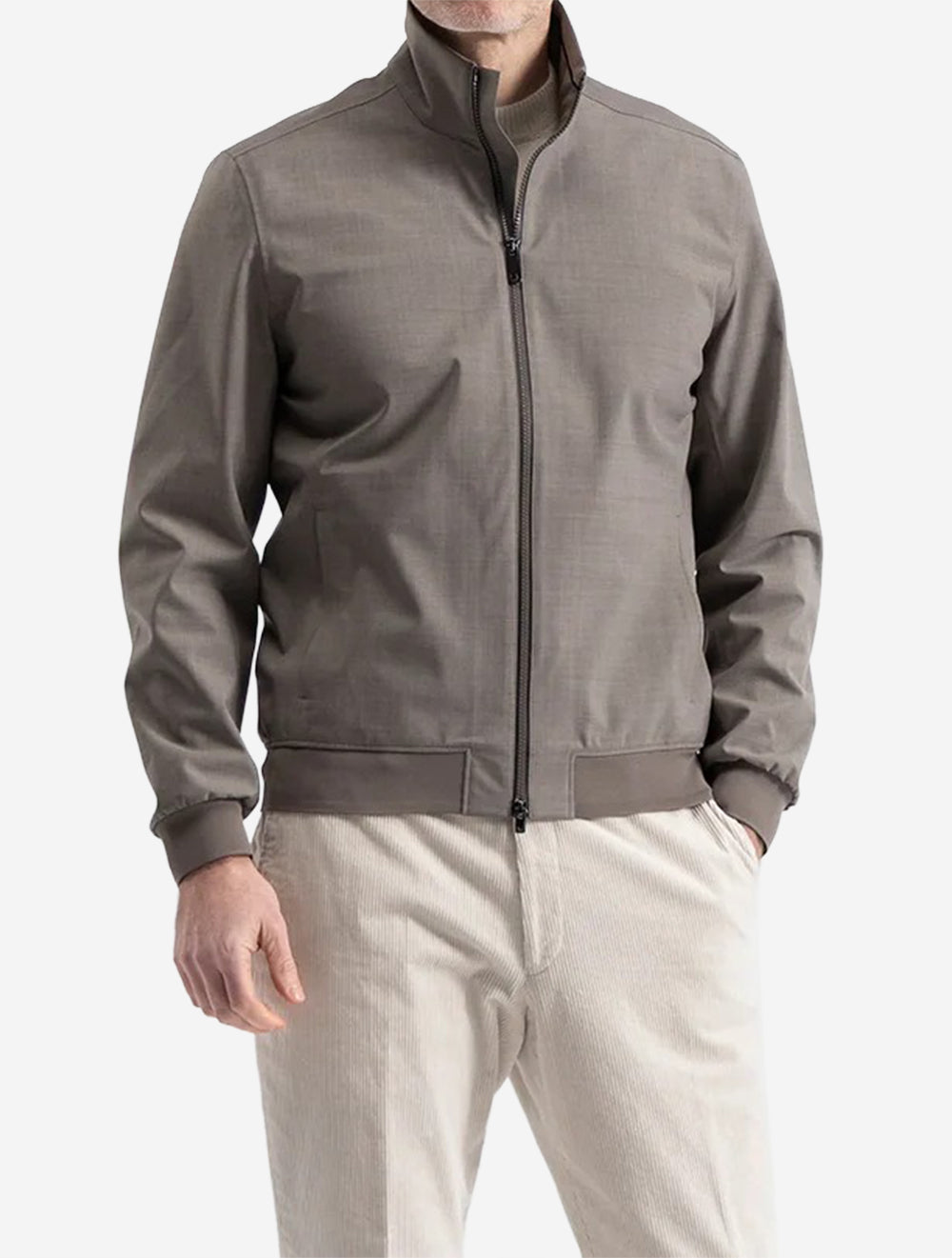 UBR Bullet Savile Wool Jacket-Sand