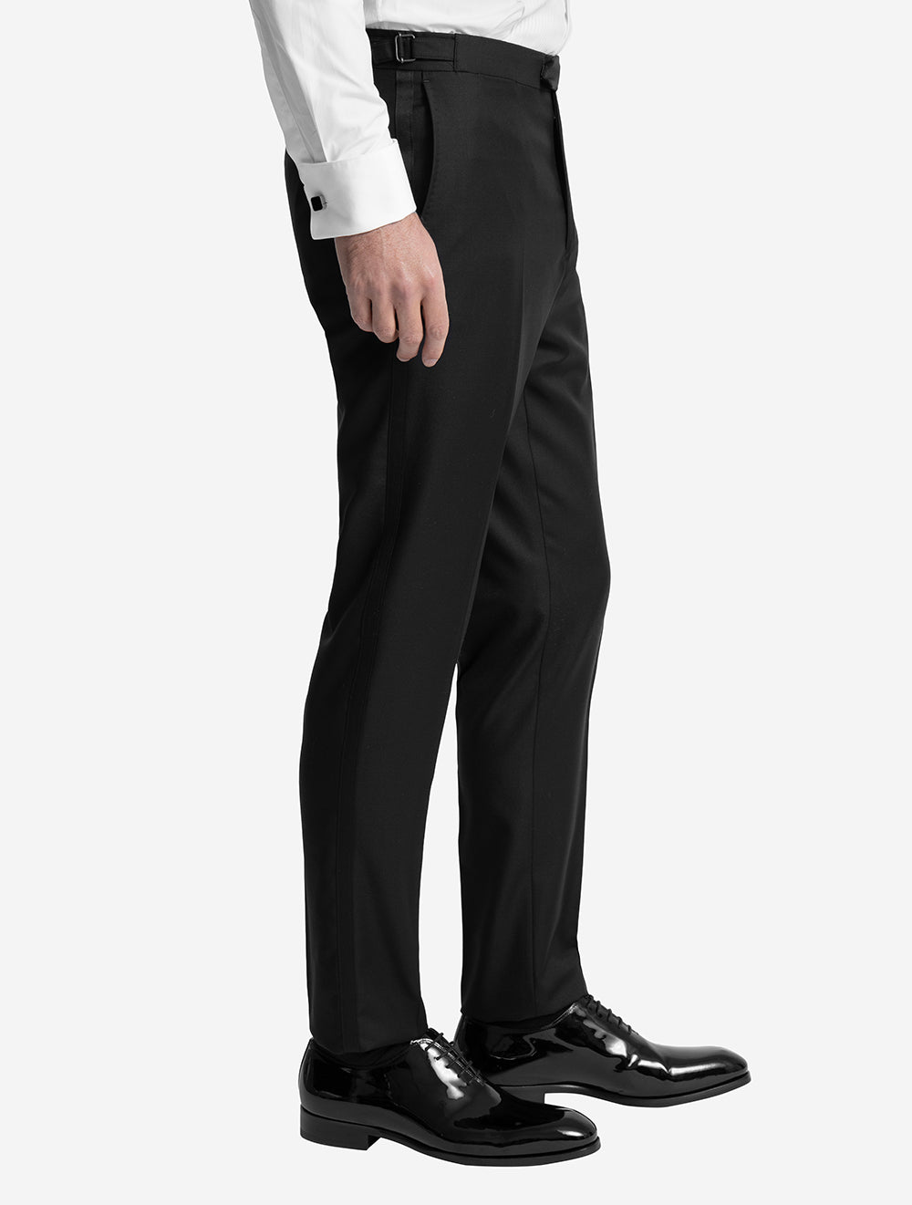 Shawl Lapel Dress Suit Black