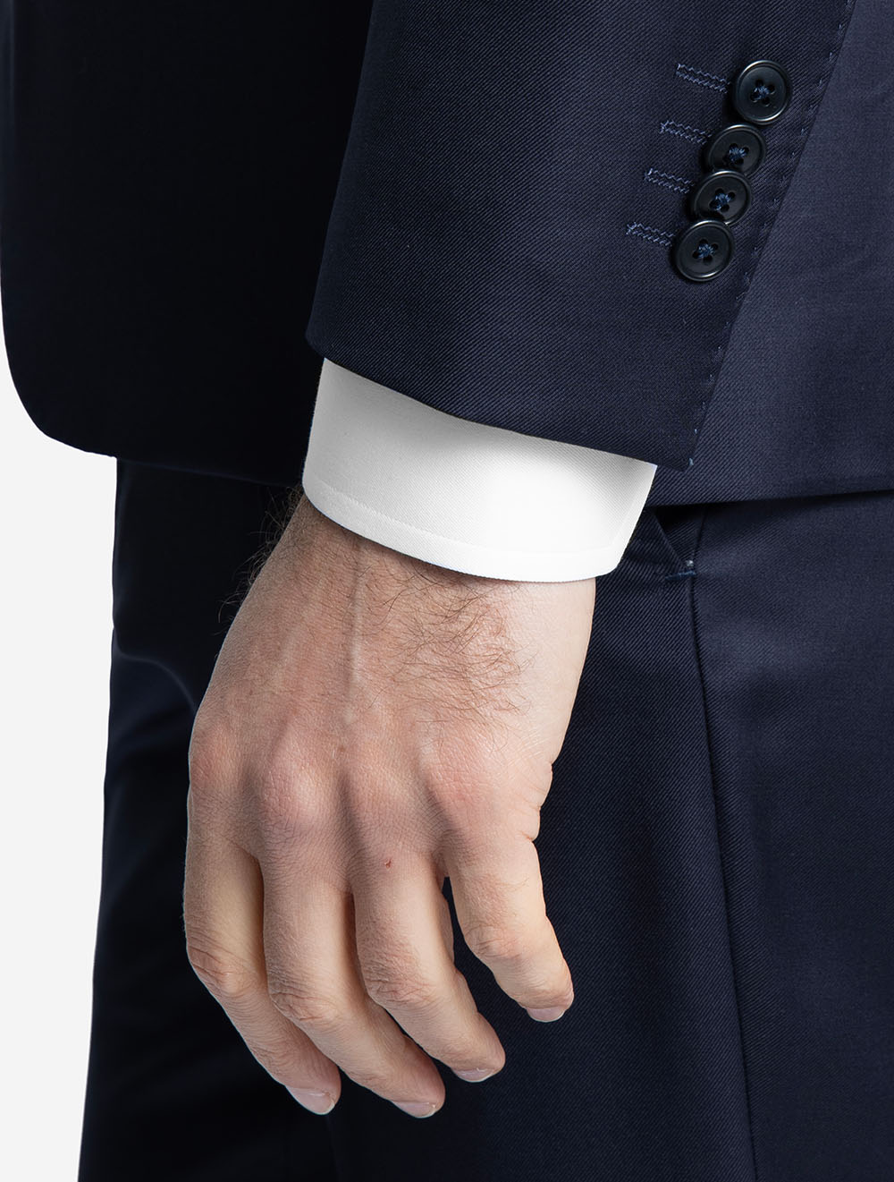 Plain 2-Piece Suit Navy