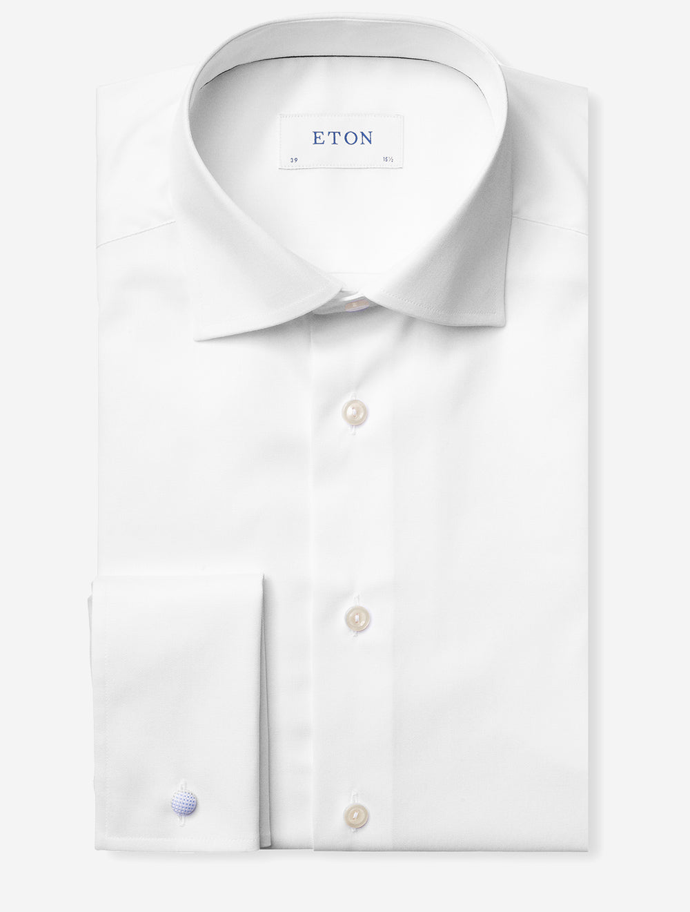 Contemporary Fit Double Cuff Shirt White