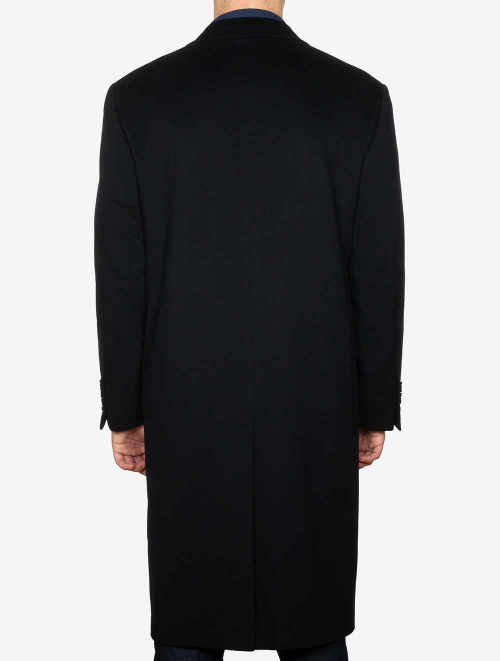 CANALI　カナーリ　チェスターコート　カシミヤ100%　濃紺　48　ダブル Canali Double Breast Cashmere Overcoat Navy – Louis Copeland