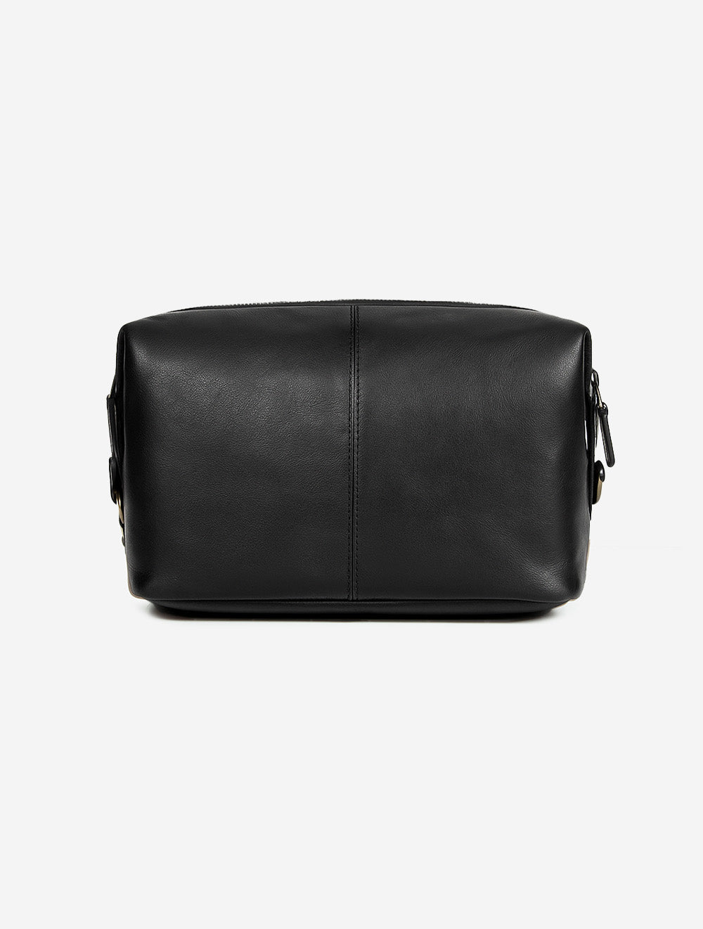 Braga Leather Toiletry Bag Black