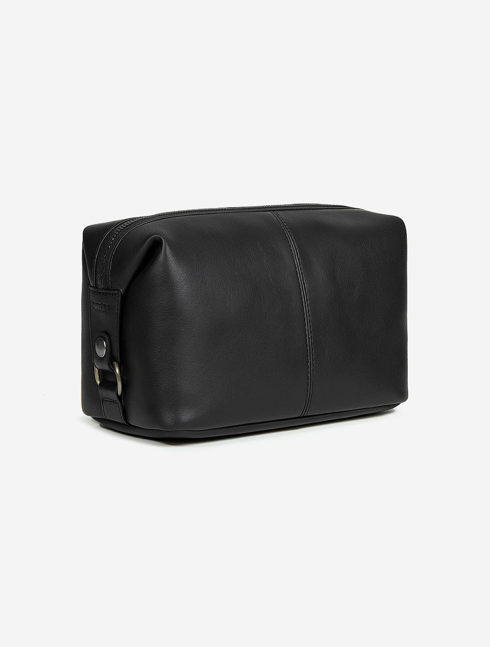 Braga Leather Toiletry Bag Black