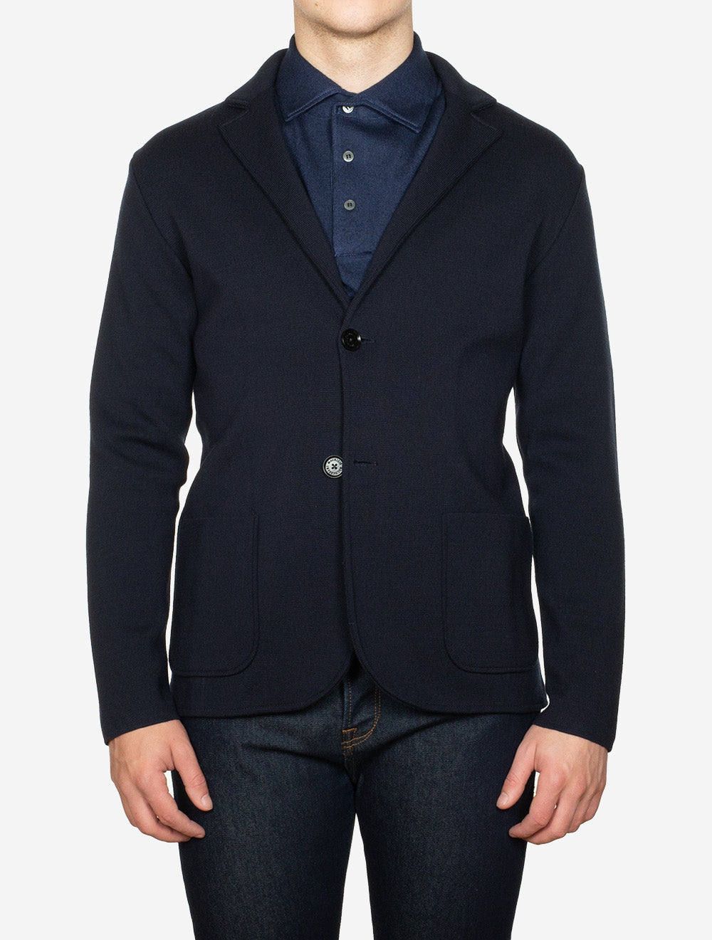 Maurizio Baldassari Milano Stitch Swacket Navy – Louis Copeland
