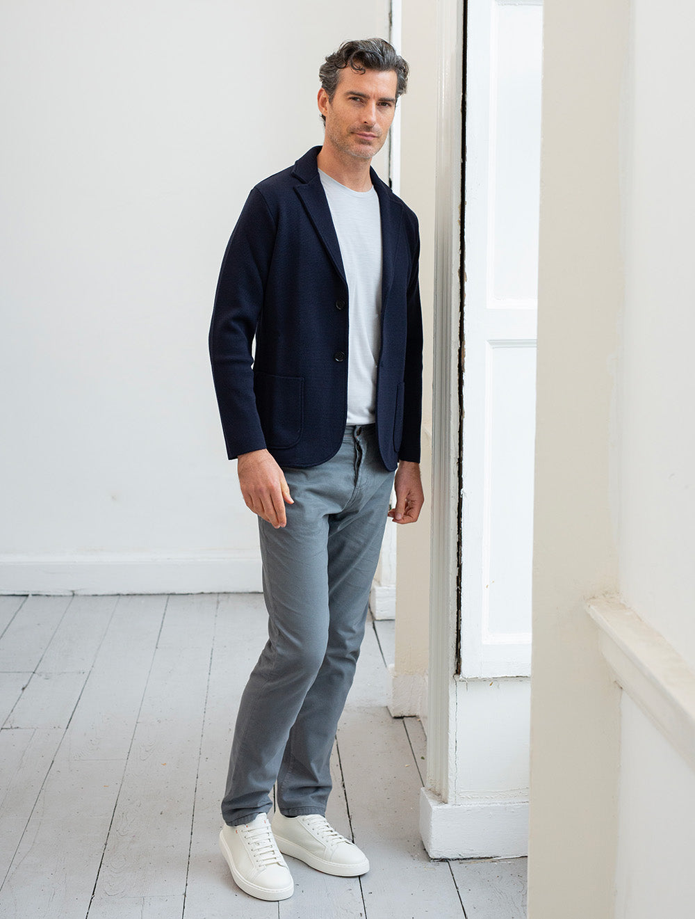 Maurizio Baldassari Milano Stitch Swacket Navy – Louis Copeland