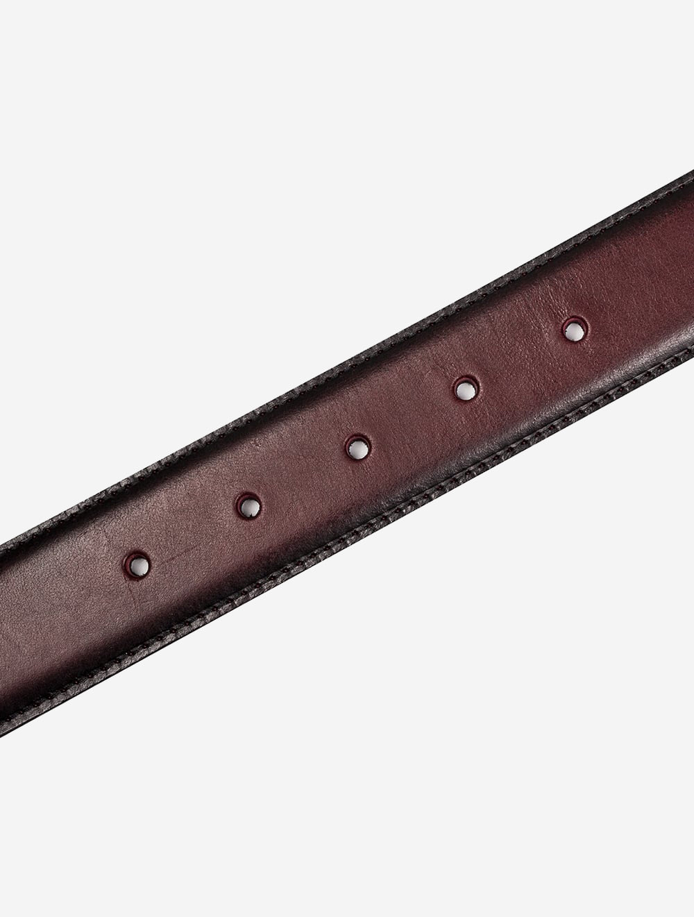 Leather Belt Burgundy