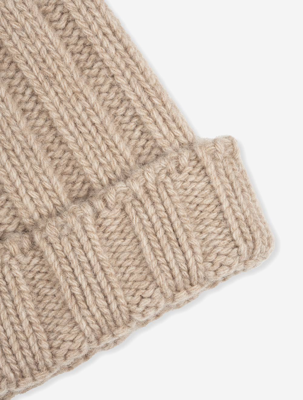 Luxury Hat & Scarf Gift Set Beige