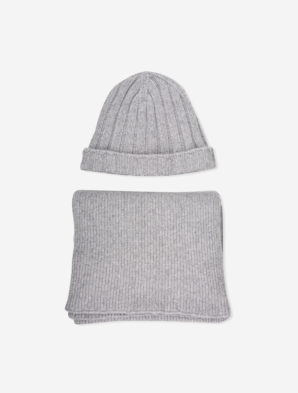 Luxury Hat & Scarf Gift Set Grey