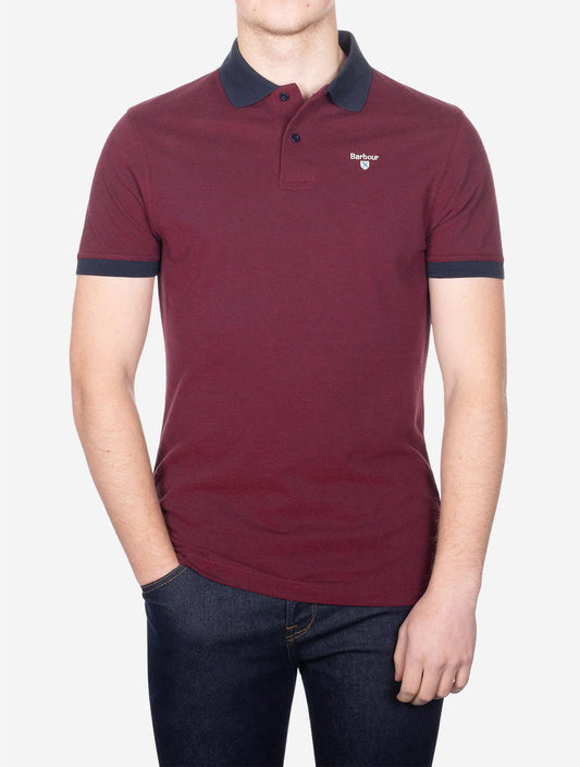 Essential Sports Polo Mix Dark Red