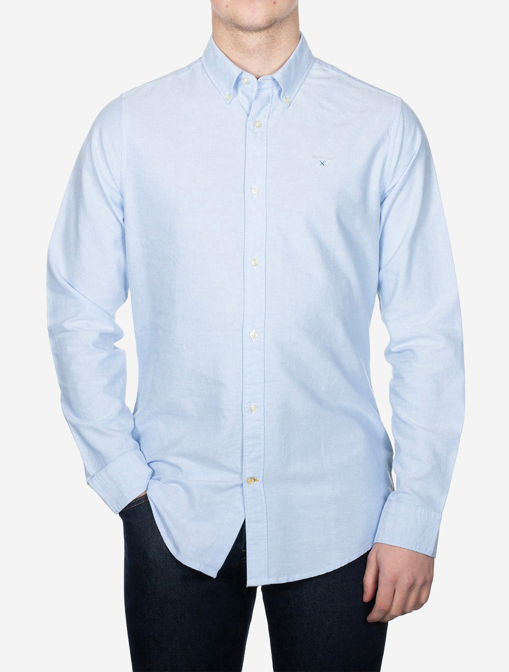 Barbour Oxtown Tailored Shirt Blue AI1