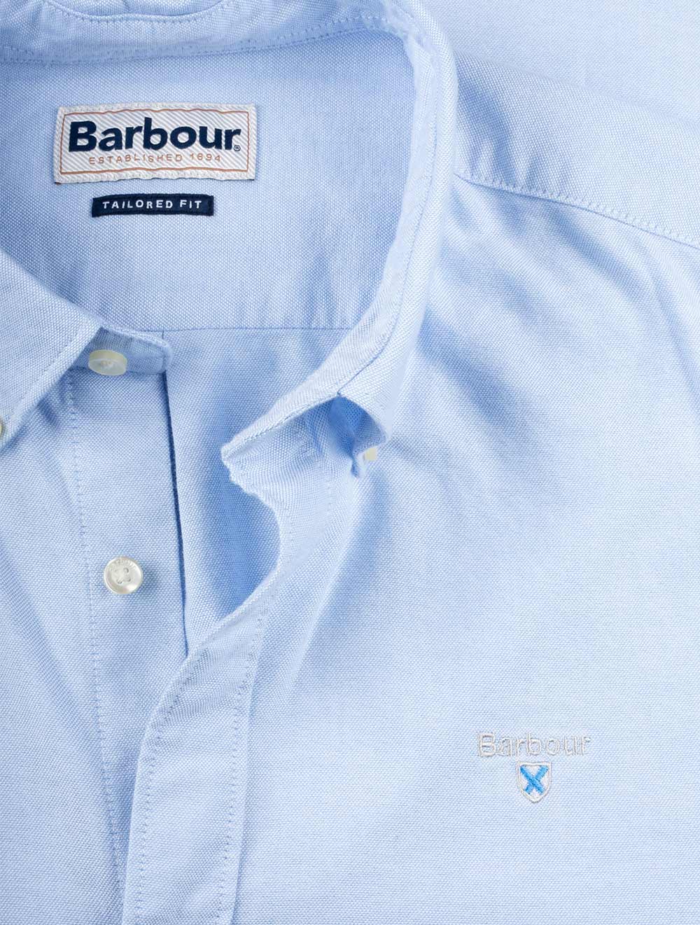 Barbour Oxtown Tailored Shirt Blue AI3