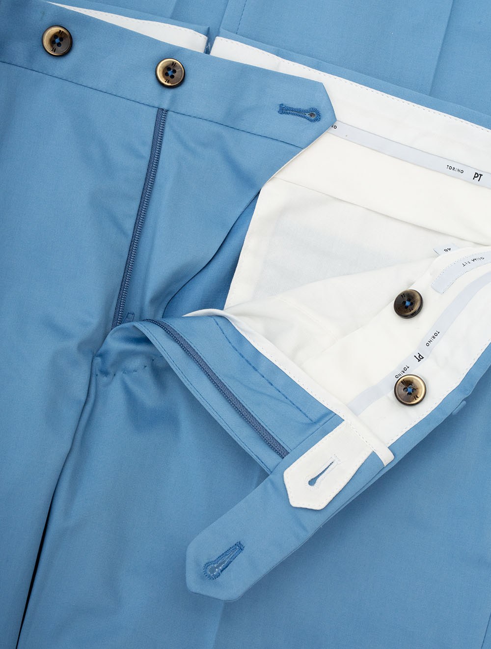 Pt01 Formal Stretch Chino Duck Egg Blue AI5