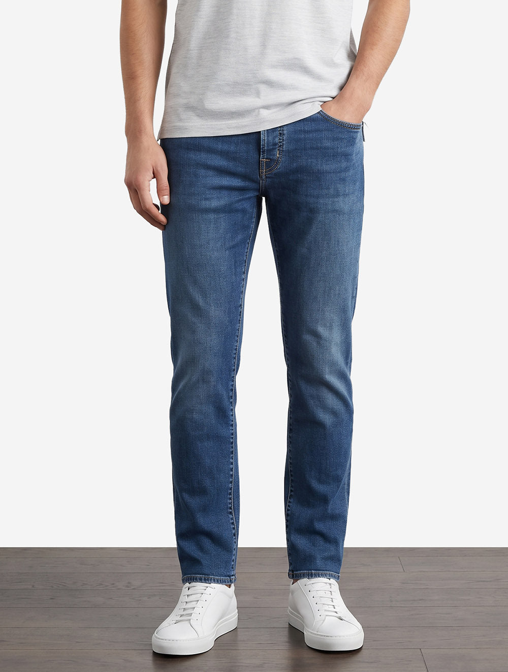 Nick Slim Fit 5-Pocket Jean Light Blue