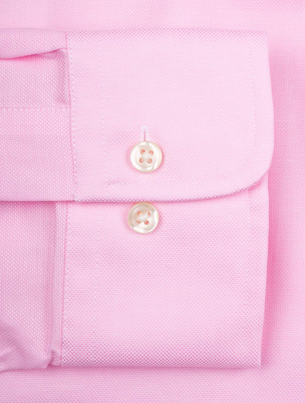 Textured Slim Shirt Pink