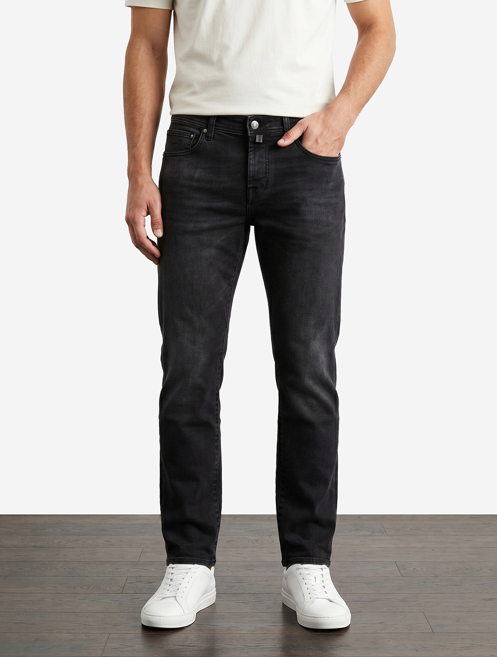 Nick 5 Pocket Slim Jeans Black