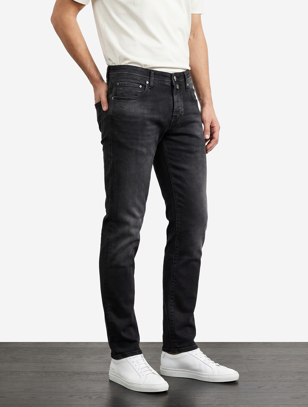 Nick 5 Pocket Slim Jeans Black