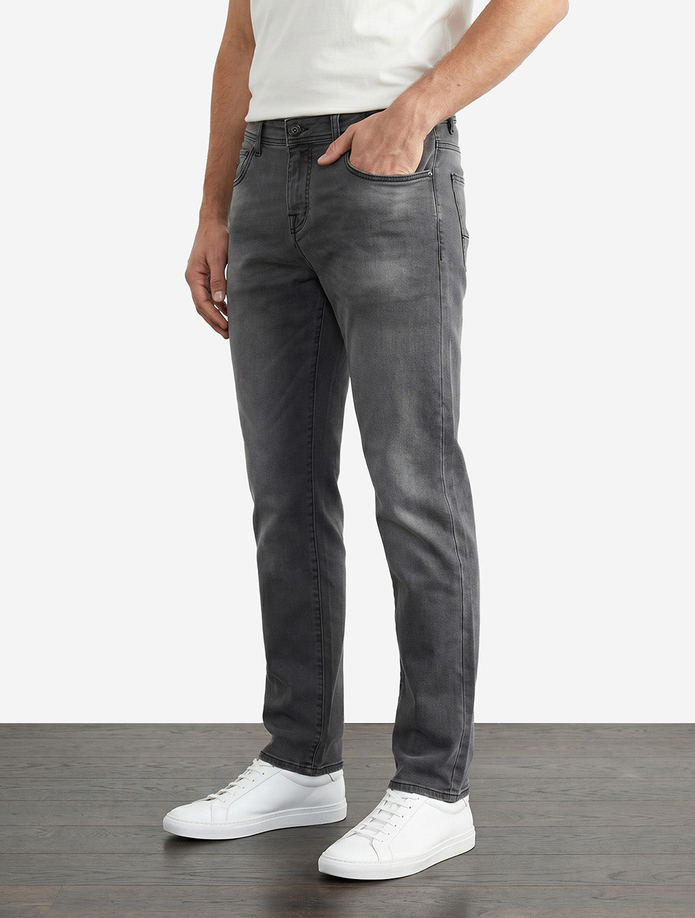Nick 5 Pocket Slim Jeans Grey