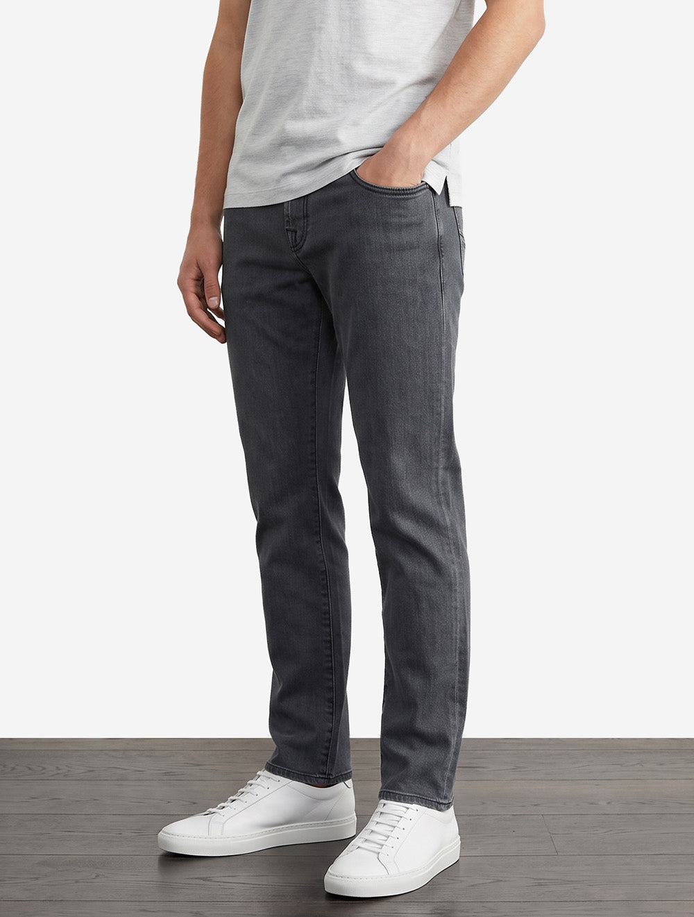 Nick 5 Pocket Jeans Grey