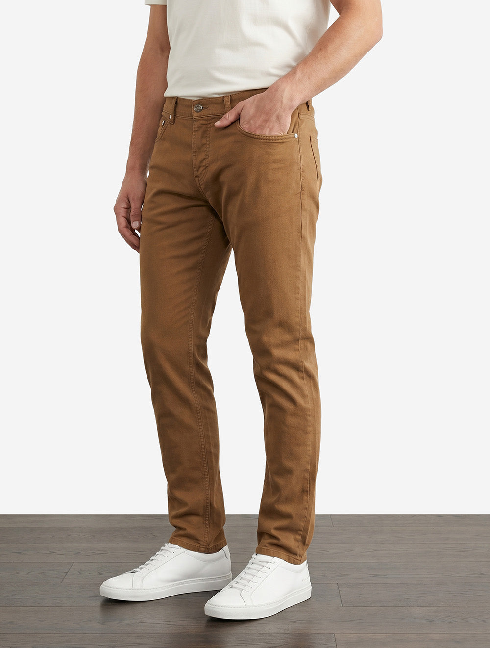 Luxury Denim Jeans Tan
