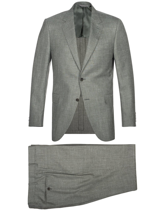 CANALI Unlined Suit Green