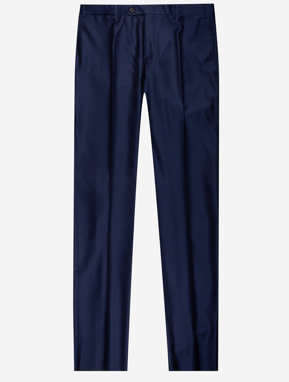Super 150 Exclusive Wool Trousers Blue