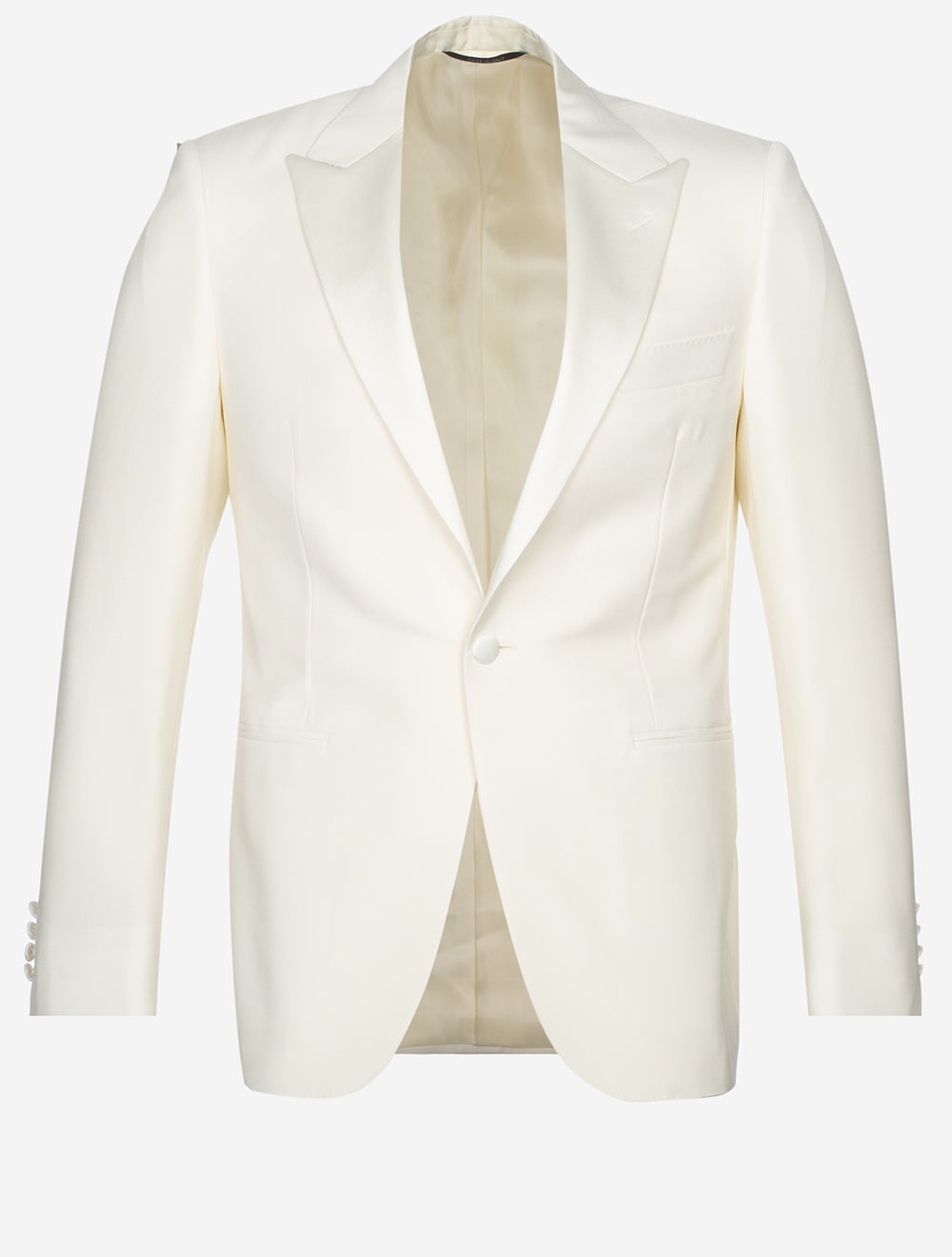 Canali Dress Jacket Lined Off White MI
