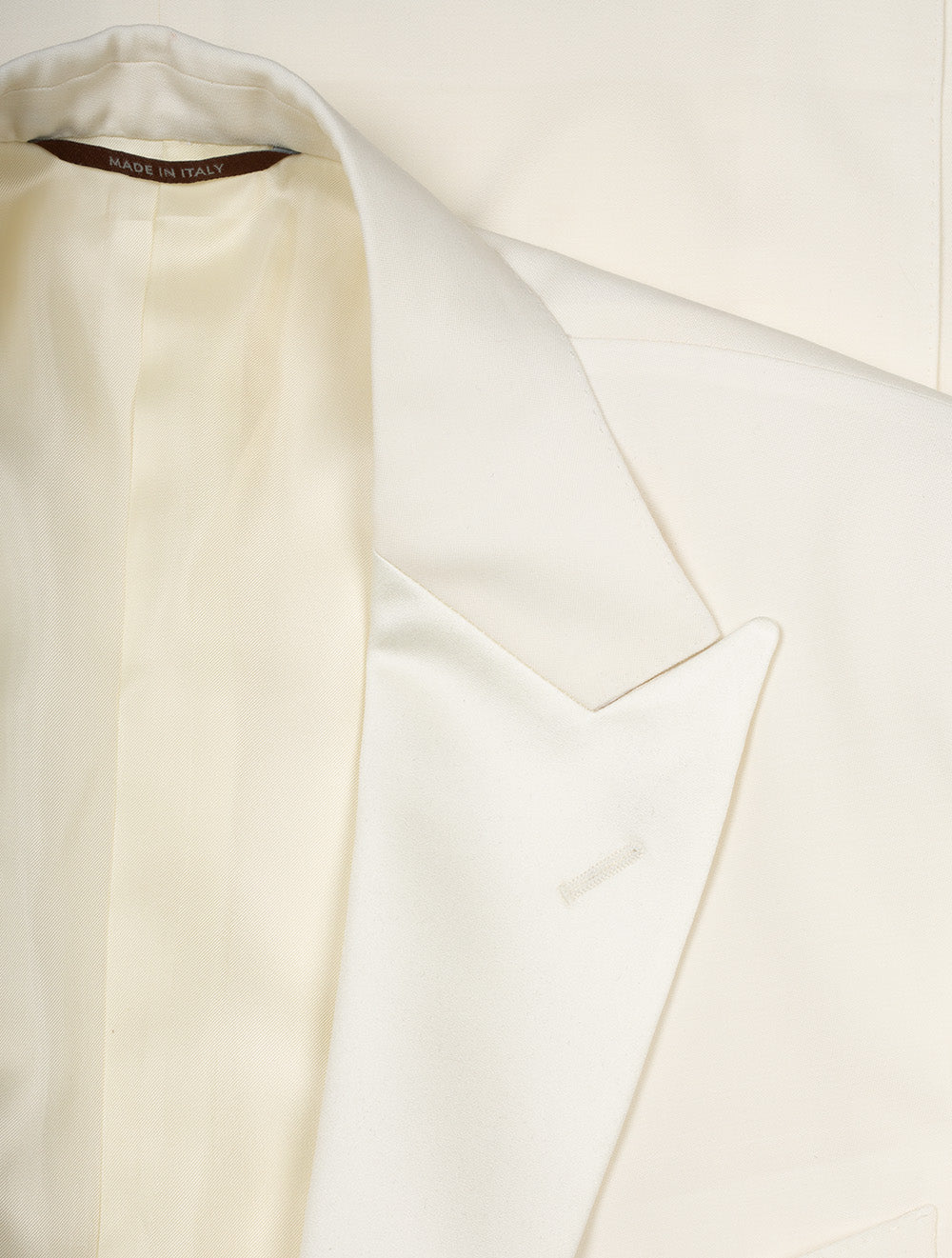Canali Dress Jacket Lined Off White AI1