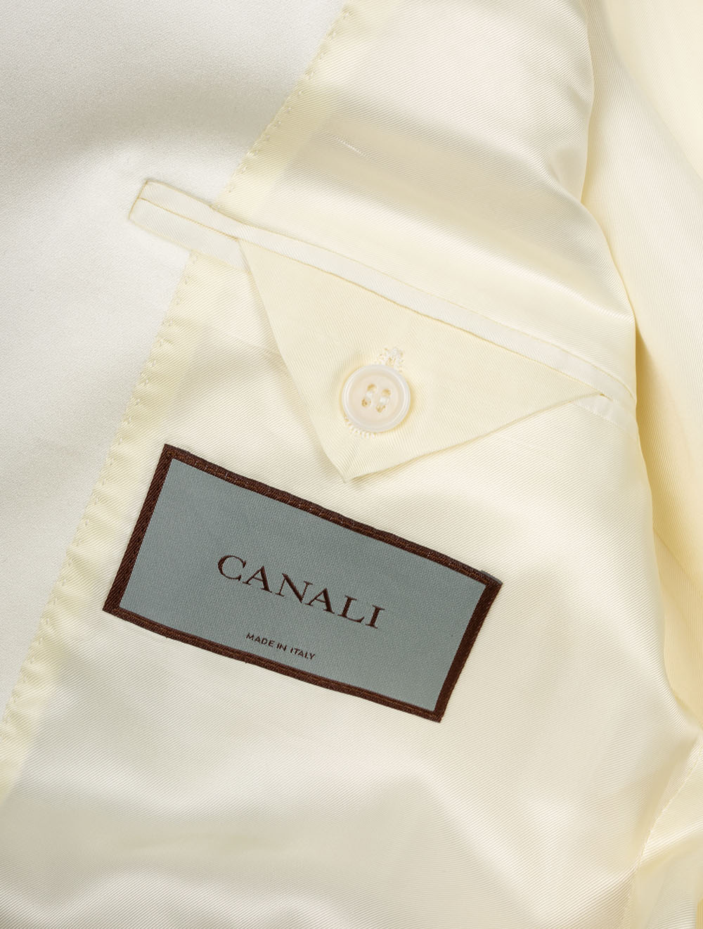 Canali Dress Jacket Lined Off White AI4