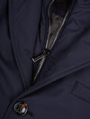 Blazer Jacket With Inlay Navy