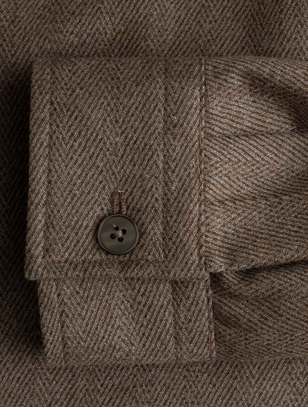 100015019 BEIGE 34 E495 ETON Button Up Wool Overshirt — 7S8A1720.jpg