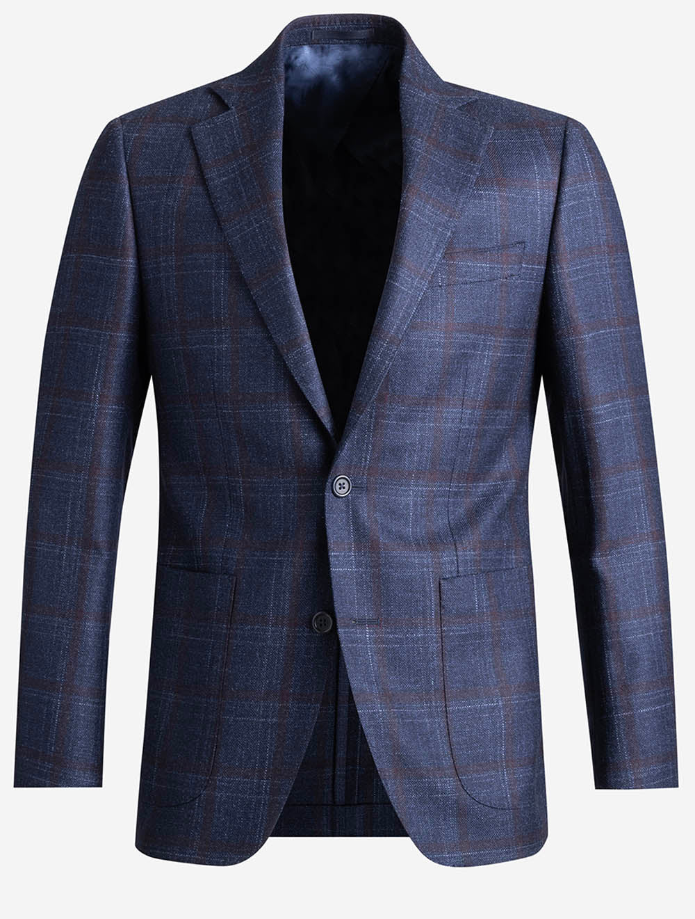 N777033 NAVY E899 LC WSC Check Jacket — 7S8A7789.jpg