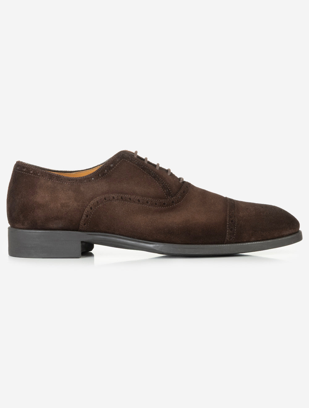 25379 CACAO E329 Magnanni Suede brogue Toe Cap S — 7S8A5998.jpg
