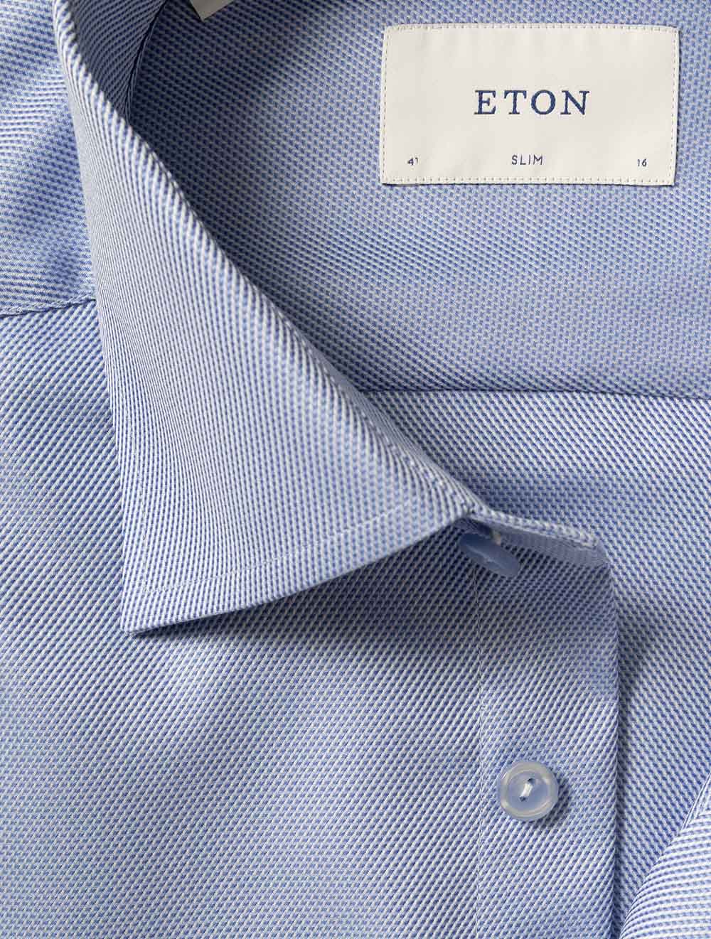100015415 BLUE 25 E210 Eton Slim Semi Solid Shirt — 7S8A8176.jpg