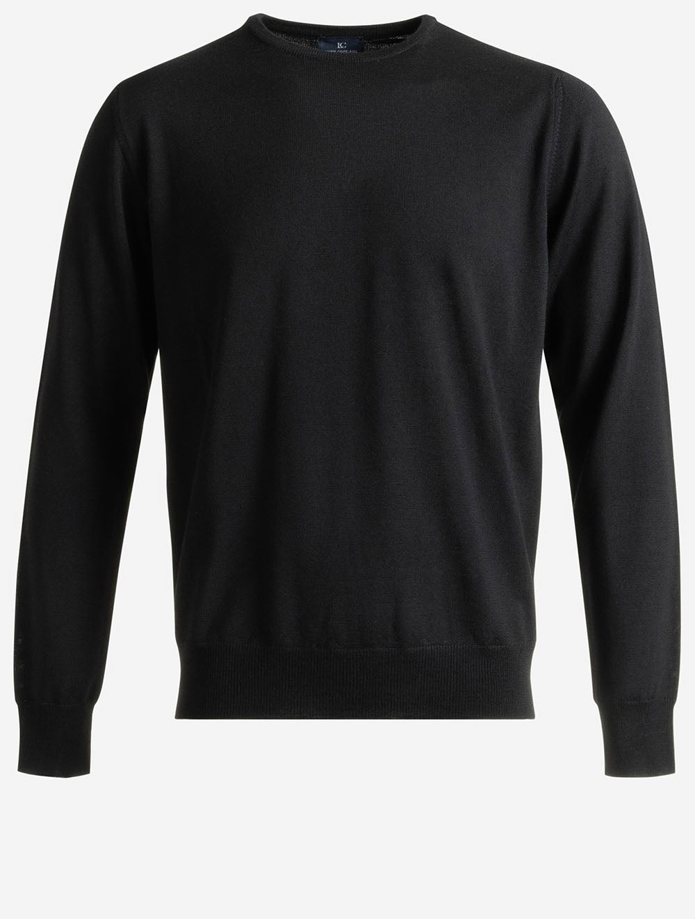 19501 BLACK 1008 E159 LC Merino Wool Crew Neck — 7S8A8392.jpg