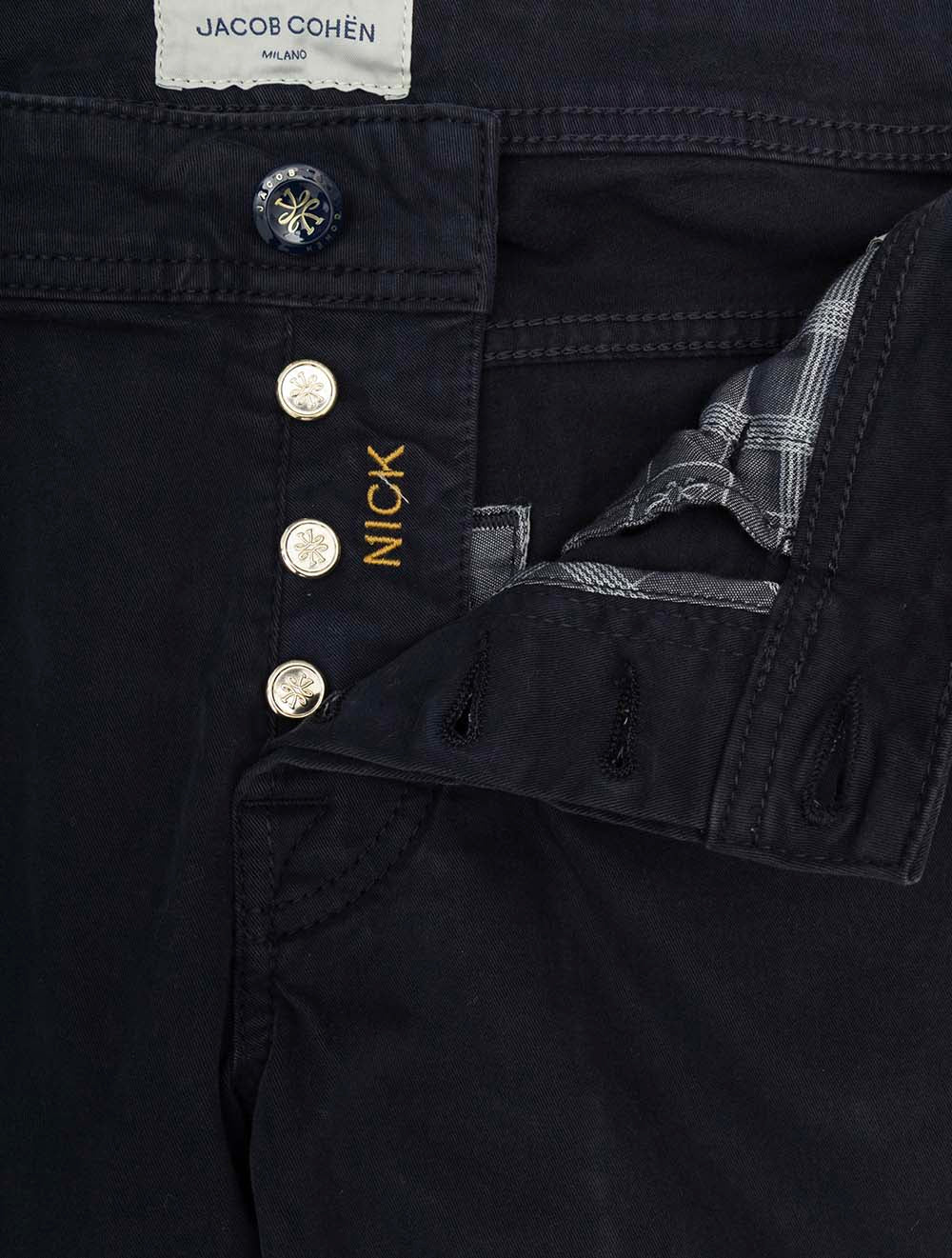 S3651B NAVY T99 E429 J Cohen Bobby Gabardine Trouser — 7S8A9315.jpg