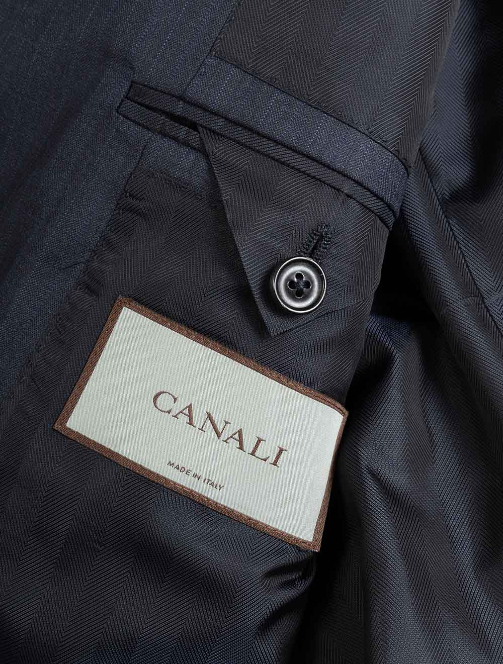 BX00570 NAVY 310 E2699 CANALI Self Stripe 2p Suit — 7S8A5791.jpg