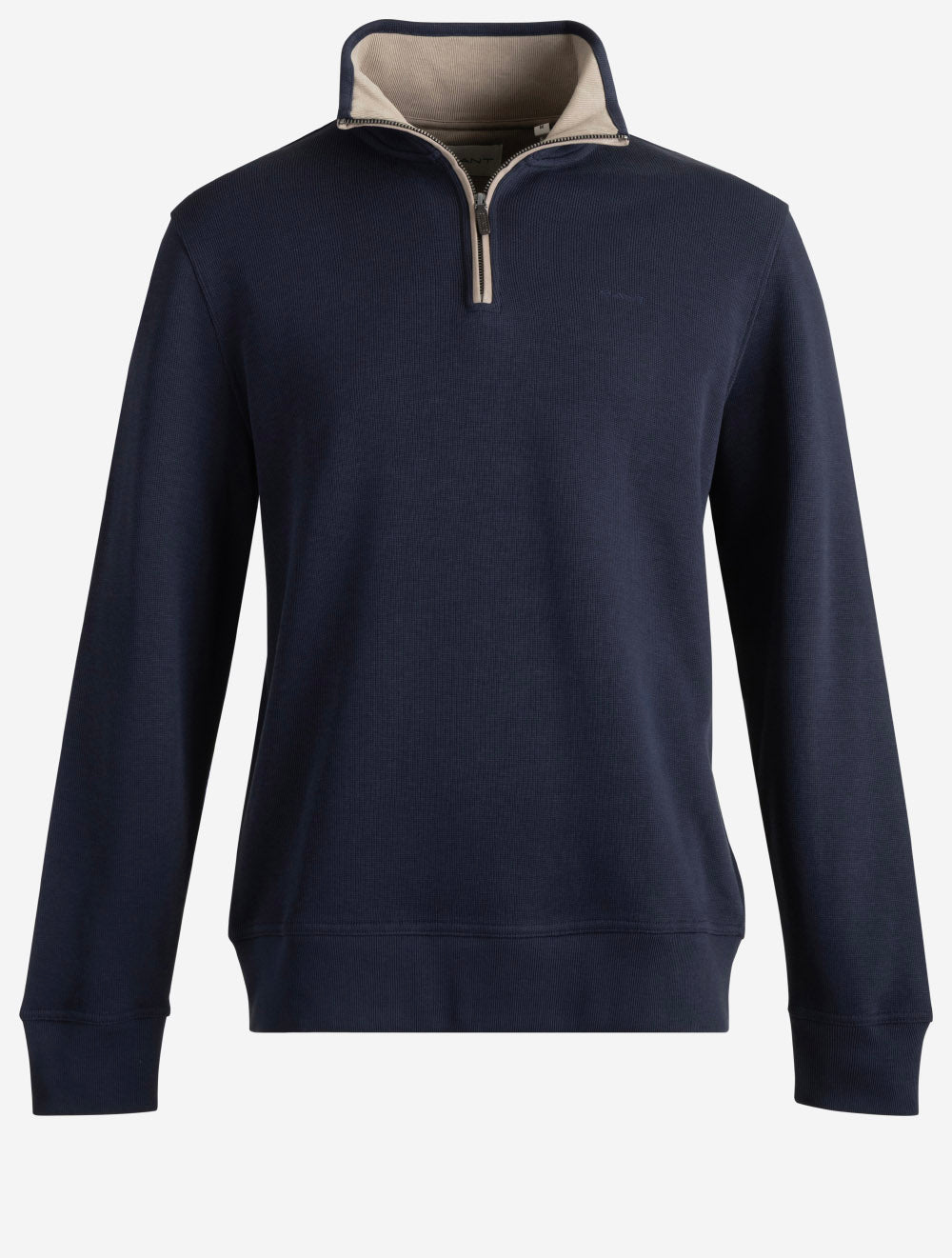 2067160A26 BLUE 433 E150 SACKER RIB HALF ZIP — 1 7S8A1005.jpg