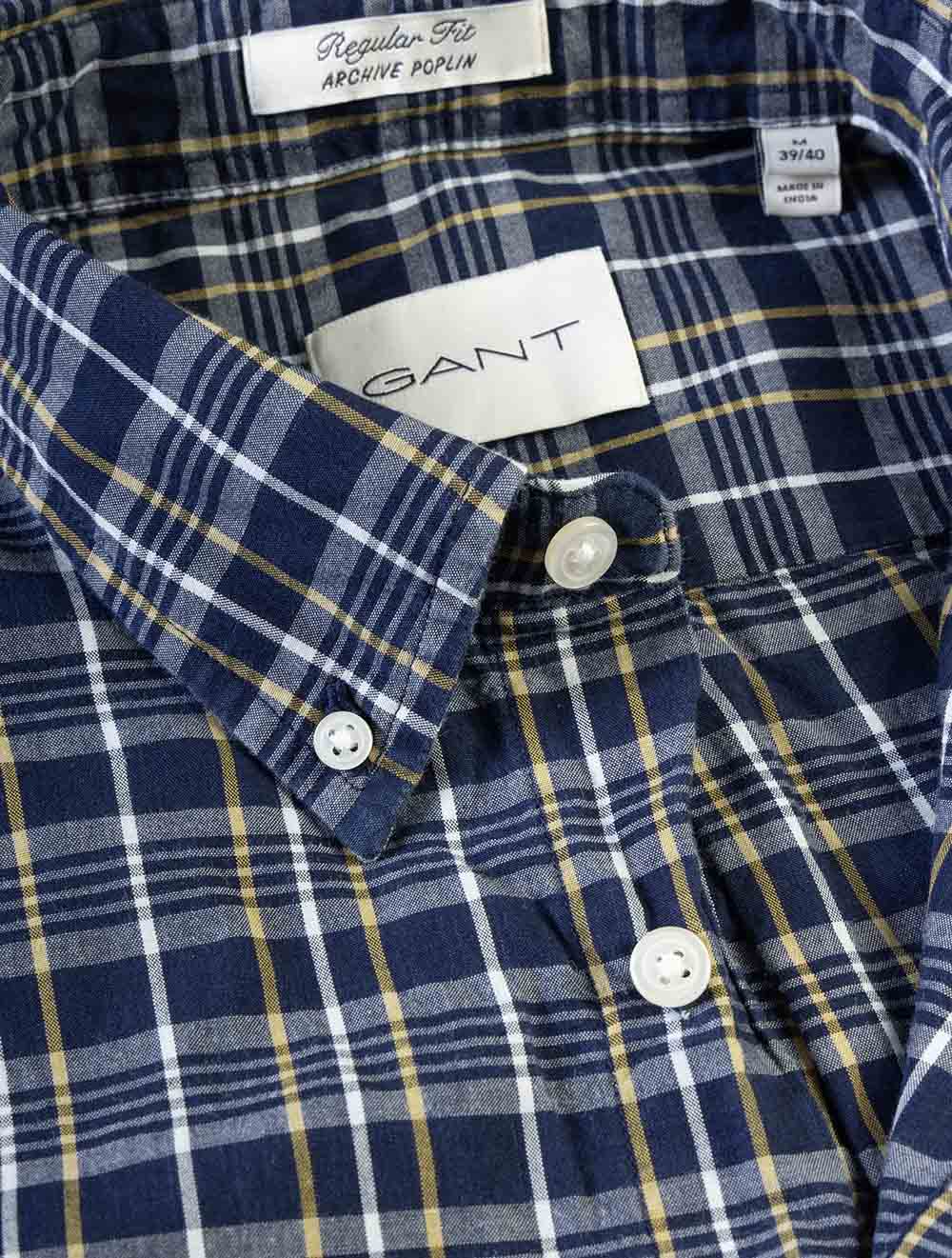 3262008A26 INDIGO 969 E130 REG ARCHIVE POPLIN INDIGO CHECK — 7S8A6801.jpg
