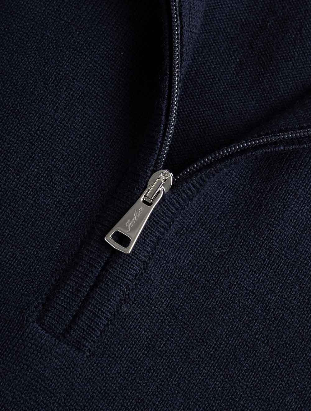 02140011 NAVY 410 E195 Aurelien Merino Wool Half Zip — 7S8A1282.jpg