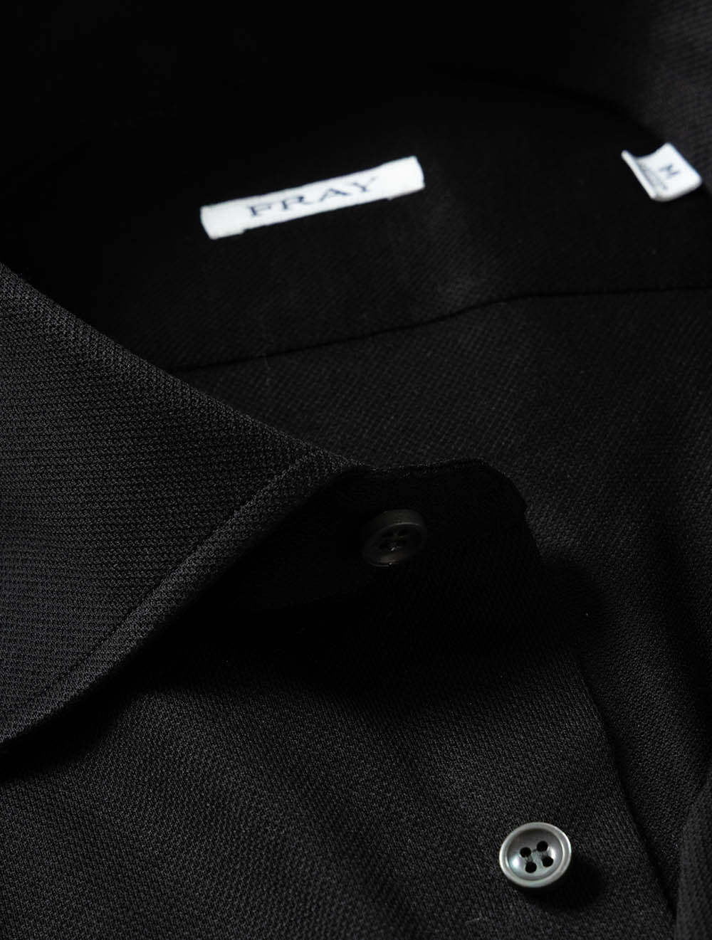 1626GAB BLACK E399 Fray Woven Gabriel Shirt — 7S8A8197.jpg